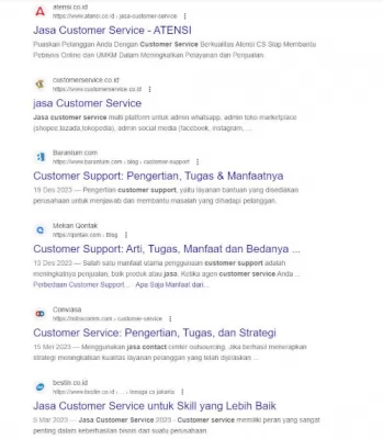 jasa customer services